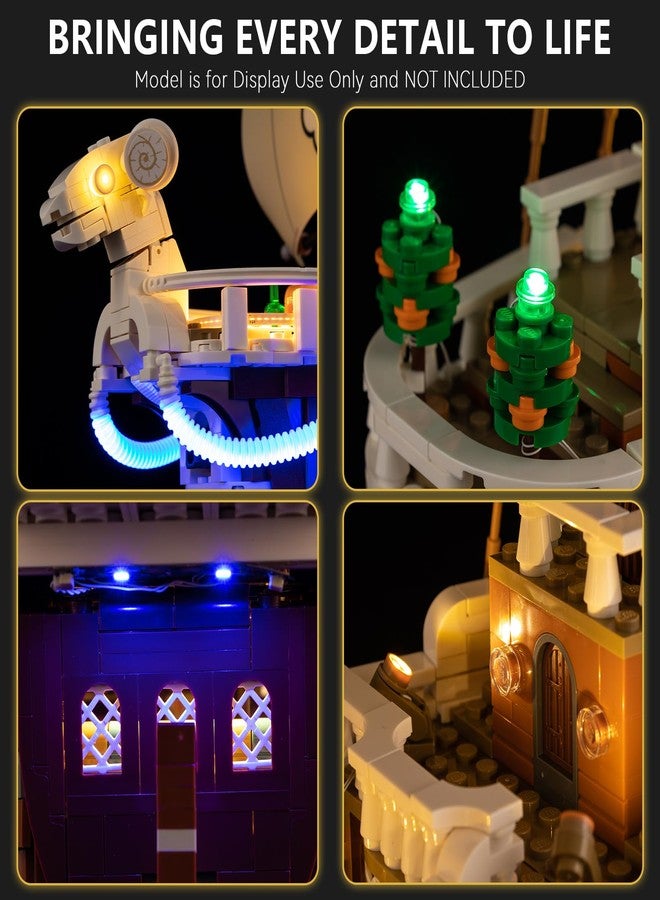 BrickSoul Upgrade Light Kit for Lego 75639 The Going Merry Pirate Ship Building Set | with ON/Off & Dimmer Switch & Hidden Cable Tech | Easy Install Lighting Set (75639 Set NOT Included) - Image 4